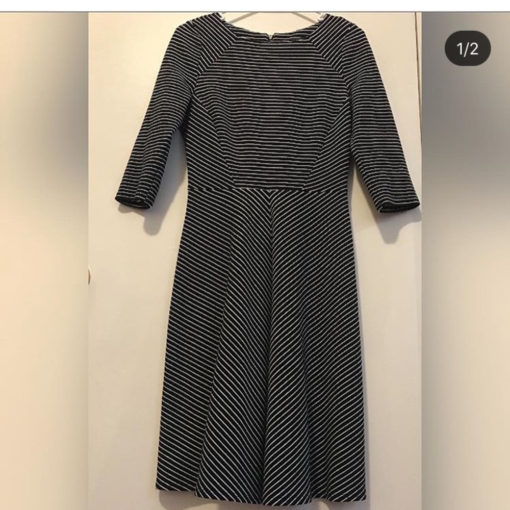 M&S collection navy dress